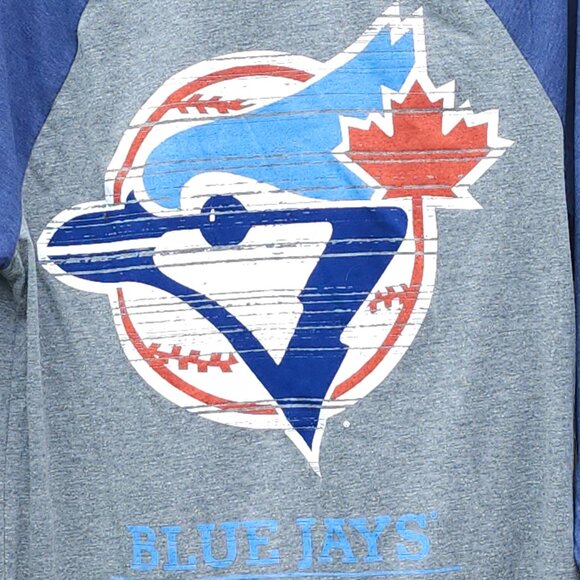 TORONTO BLUE JAYS Raglan t-shirt Women's Small BNWT Baseball MLB LONG Sleeve - Picture 7 of 7